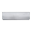 This is an image of a Heritage Brass - Interior Letterflap 11" x 3 3/4"Satin Chrome Finish, v860-280-sc that is available to order from T.H Wiggans Ironmongery in Kendal.