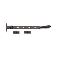 This is an image of a Heritage Brass - Casement Window Stay Reeded Design 10" Matt Bronze finish, v892-10-mb that is available to order from T.H Wiggans Ironmongery in Kendal.