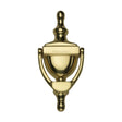 This is an image of a Heritage Brass - Urn Knocker 6" Polished Brass Finish, v910-152-pb that is available to order from T.H Wiggans Ironmongery in Kendal.