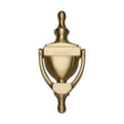 This is an image of a Heritage Brass - Urn Knocker 6" Satin Brass Finish, v910-152-sb that is available to order from T.H Wiggans Ironmongery in Kendal.