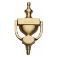 This is an image of a Heritage Brass - Urn Knocker 7 1/4" Satin Brass Finish, v910-195-sb that is available to order from T.H Wiggans Ironmongery in Kendal.