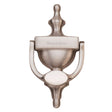 This is an image of a Heritage Brass - Urn Knocker 7 1/4" Satin Nickel Finish, v910-195-sn that is available to order from T.H Wiggans Ironmongery in Kendal.