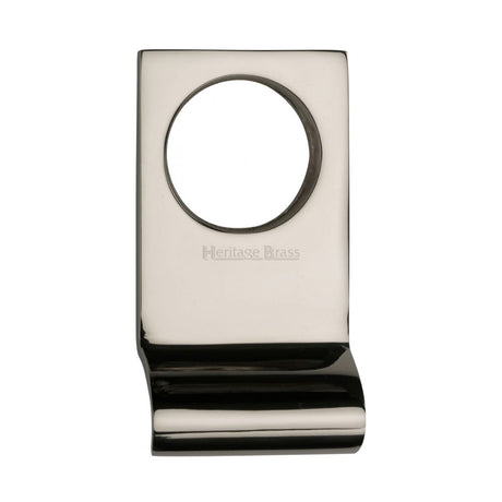 This is an image of a Heritage Brass - Square Cylinder Pull Polished Nickel Finish, v933-pnf that is available to order from T.H Wiggans Ironmongery in Kendal.