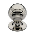 This is an image of a Heritage Brass - Cabinet Knob Beehive Design 32mm Polished Nickel Finish, v976-32-pnf that is available to order from T.H Wiggans Ironmongery in Kendal.