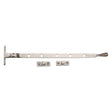 This is an image of a Heritage Brass - Casement Window Stay Ball Design 12" Satin Nickel Finish, v992-12-sn that is available to order from T.H Wiggans Ironmongery in Kendal.