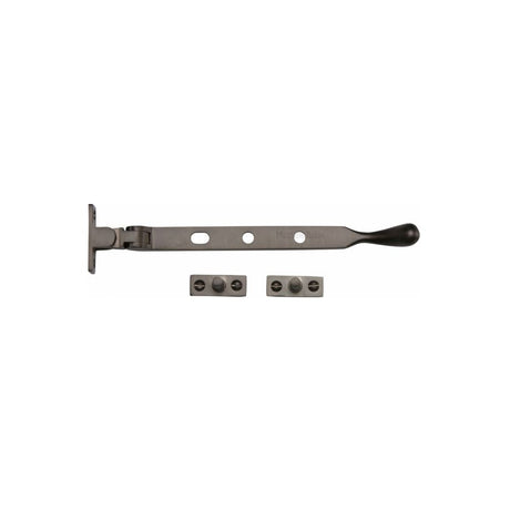 This is an image of a Heritage Brass - Casement Window Stay Ball Design 8" Matt Bronze Finish, v992-8-mb that is available to order from T.H Wiggans Ironmongery in Kendal.