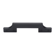This is an image of a M.Marcus - Detroit Kitchen Cabinet Pull Handle Black Matt Finish, vf085-128-blk that is available to order from T.H Wiggans Ironmongery in Kendal.