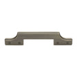 This is an image of a M.Marcus - Detroit Kitchen Cabinet Pull Handle Distressed Brass Finish, vf085-128-db that is available to order from T.H Wiggans Ironmongery in Kendal.