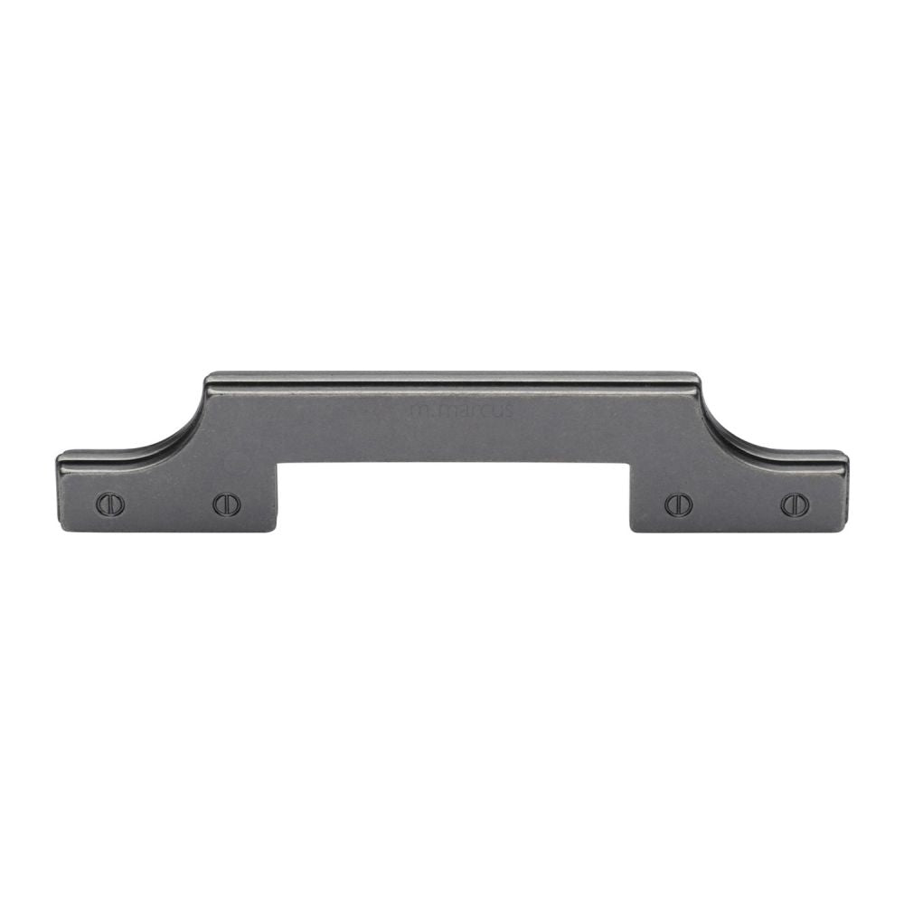 This is an image of a M.Marcus - Detroit Kitchen Cabinet Pull Handle Old Iron Finish, vf085-128-oi that is available to order from T.H Wiggans Ironmongery in Kendal.