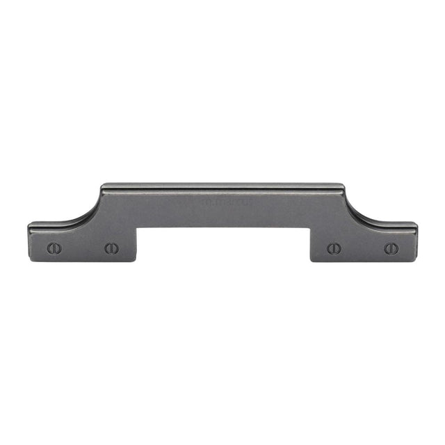This is an image of a M.Marcus - Detroit Kitchen Cabinet Pull Handle Old Iron Finish, vf085-128-oi that is available to order from T.H Wiggans Ironmongery in Kendal.