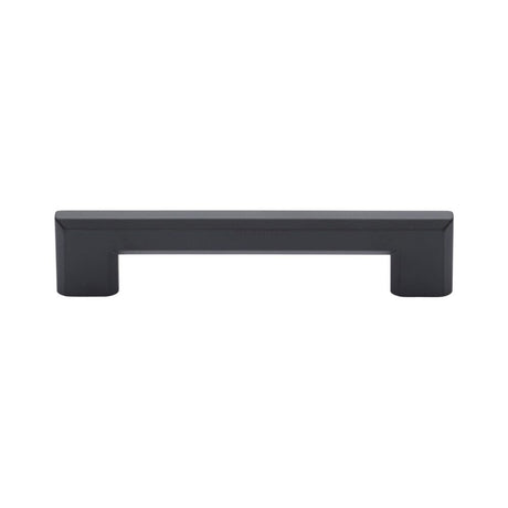 This is an image of a M.Marcus - Binary Kitchen Cabinet Pull Handle Black Matt Finish, vf086-128-blk that is available to order from T.H Wiggans Ironmongery in Kendal.