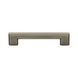 This is an image of a M.Marcus - Binary Kitchen Cabinet Pull Handle Distressed Brass Finish, vf086-128-db that is available to order from T.H Wiggans Ironmongery in Kendal.