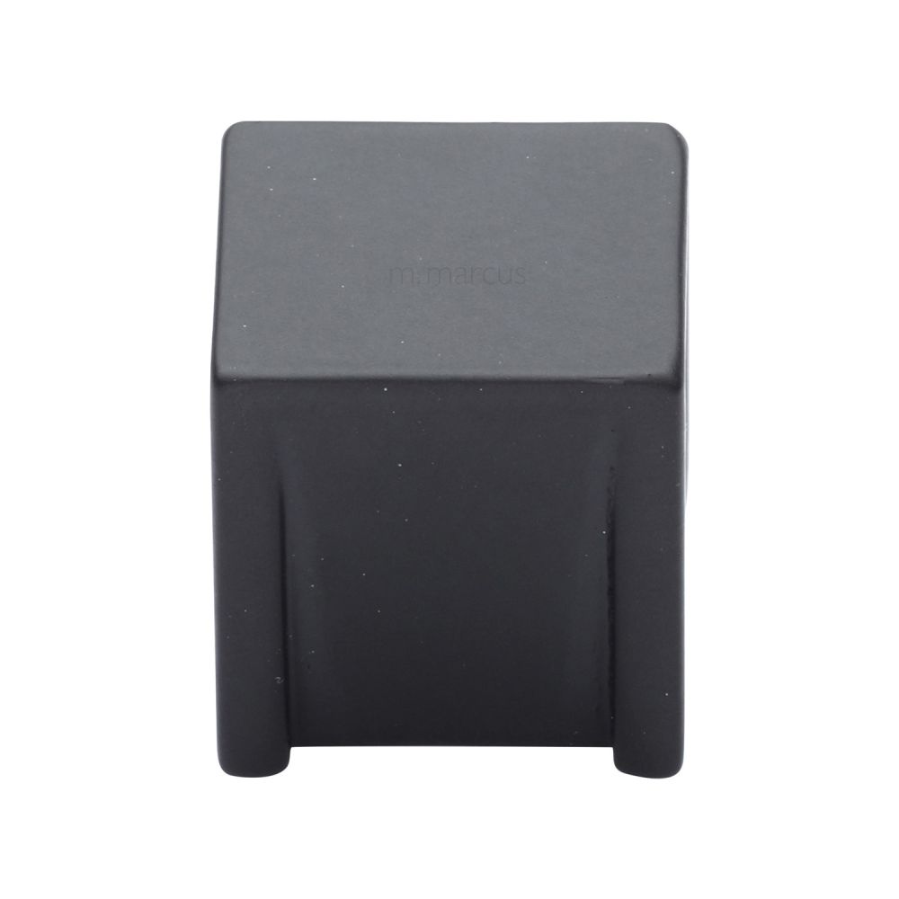 This is an image of a M.Marcus - Podium Cabinet Knob Black Matt Finish, vf359-22-blk that is available to order from T.H Wiggans Ironmongery in Kendal.
