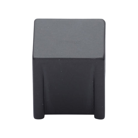 This is an image of a M.Marcus - Podium Cabinet Knob Black Matt Finish, vf359-22-blk that is available to order from T.H Wiggans Ironmongery in Kendal.