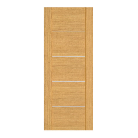 This is an image of Deanta Valencia Prefinished Oak Doors available to order from T.H. Wiggans Ironmongery in Kendal