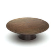 This is an image of a M.Marcus - Wooden Cabinet Knob Convex Design 65mm Walnut Finish, w4343-65-wal that is available to order from T.H Wiggans Ironmongery in Kendal.