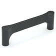This is an image of a M.Marcus - Wooden Cabinet Pull Handle Gio Design 224mm Black Ash Finish, w7827-224-ash that is available to order from T.H Wiggans Ironmongery in Kendal.
