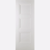 This is an image showing the LPD - Amsterdam Primed Plus White Doors Available to order from T.H. Wiggans Ironmongery in Kendal