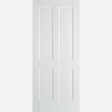 This is an image showing the LPD - Canterbury 4P Primed White Doors Available to order from T.H. Wiggans Ironmongery in Kendal