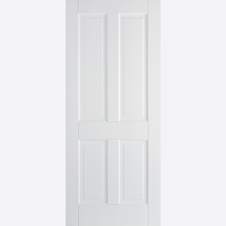 This is an image showing the LPD - Canterbury 4P Primed White Doors Available to order from T.H. Wiggans Ironmongery in Kendal