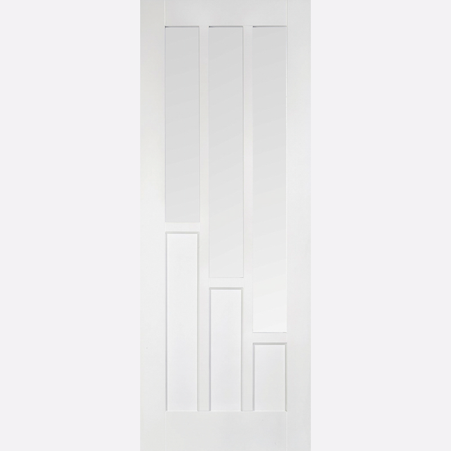 This is an image showing the LPD - Coventry 3L Primed White Doors Available to order from T.H. Wiggans Ironmongery in Kendal