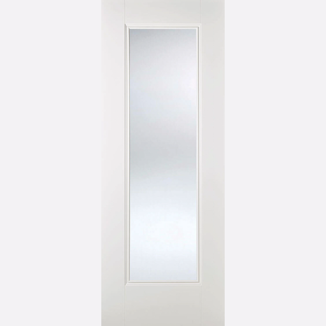 This is an image showing the LPD - Eindhoven 1L Primed Plus White Doors Available to order from T.H. Wiggans Ironmongery in Kendal