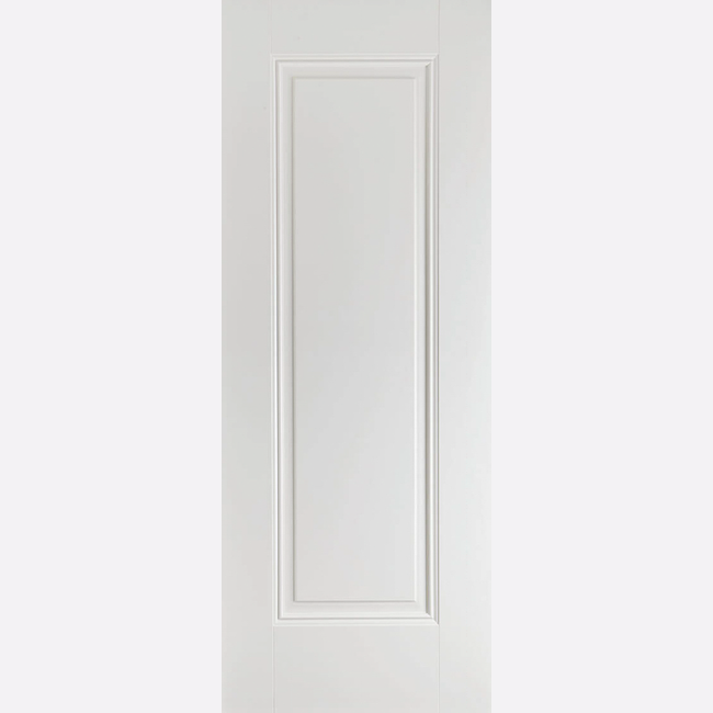 This is an image showing the LPD - Eindhoven Primed Plus White Doors Available to order from T.H. Wiggans Ironmongery in Kendal