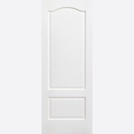 This is an image showing the LPD - Kent 2P Primed White Doors Available to order from T.H. Wiggans Ironmongery in Kendal