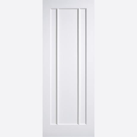 This is an image showing the LPD - Lincoln Primed White Doors Available to order from T.H. Wiggans Ironmongery in Kendal