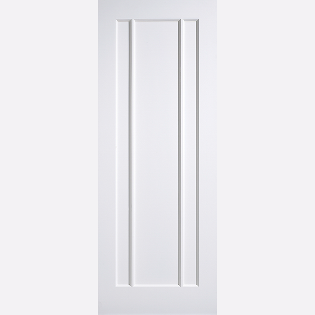 This is an image showing the LPD - Lincoln Primed White Doors Available to order from T.H. Wiggans Ironmongery in Kendal