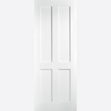 This is an image showing the LPD - London 4P Primed White Doors Available to order from T.H. Wiggans Ironmongery in Kendal