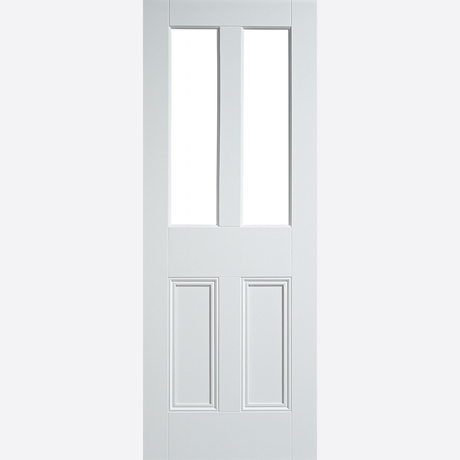 This is an image showing the LPD - Malton 2L Unglazed Internal Primed White Doors Available to order from T.H. Wiggans Ironmongery in Kendal