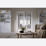 LPD - Manhattan 9L Pair Primed White Doors