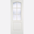 This is an image showing the LPD - Classical 6L Primed White Doors Available to order from T.H. Wiggans Ironmongery in Kendal