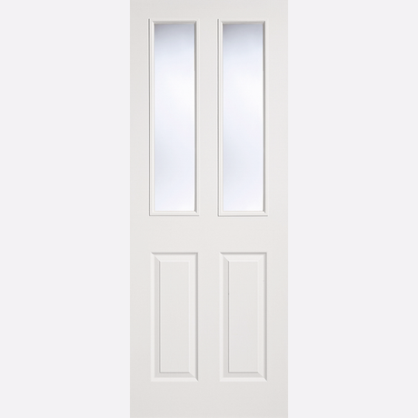 This is an image showing the LPD - 2P/2L Primed White Doors Available to order from T.H. Wiggans Ironmongery in Kendal