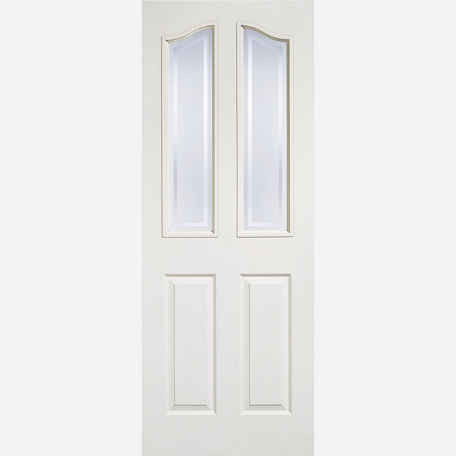 This is an image showing the LPD - Mayfair 2L Primed White Doors Available to order from T.H. Wiggans Ironmongery in Kendal