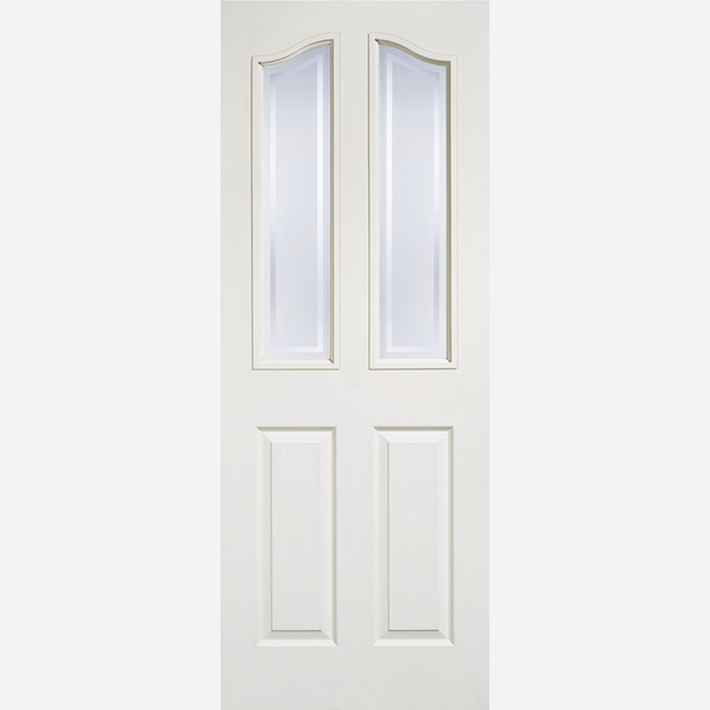 This is an image showing the LPD - Mayfair 2L Primed White Doors Available to order from T.H. Wiggans Ironmongery in Kendal