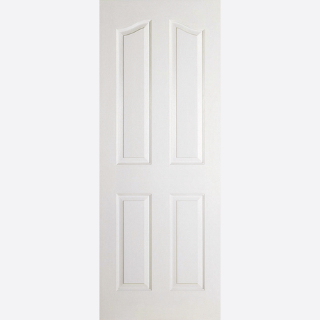 This is an image showing the LPD - Mayfair 4P Primed White Doors Available to order from T.H. Wiggans Ironmongery in Kendal