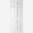 This is an image showing the LPD - 6P Primed White Doors Available to order from T.H. Wiggans Ironmongery in Kendal