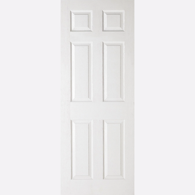 This is an image showing the LPD - 6P Primed White Doors Available to order from T.H. Wiggans Ironmongery in Kendal