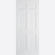 This is an image showing the LPD - Regency 6P Primed White Doors Available to order from T.H. Wiggans Ironmongery in Kendal