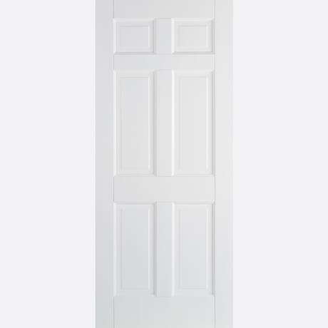 This is an image showing the LPD - Regency 6P Primed White Doors Available to order from T.H. Wiggans Ironmongery in Kendal