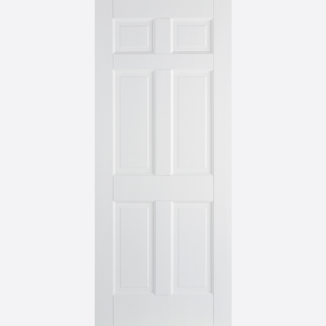 This is an image showing the LPD - Regency 6P Primed White Doors Available to order from T.H. Wiggans Ironmongery in Kendal