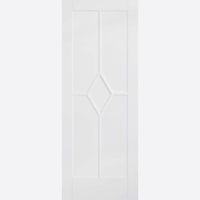 This is an image showing the LPD - Reims 5P Primed White Doors Available to order from T.H. Wiggans Ironmongery in Kendal