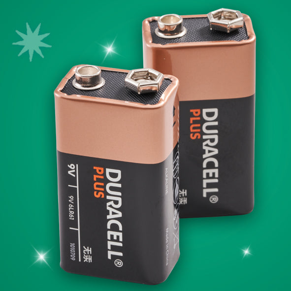 Duracell 9V Battery Pack (Twin Pack)