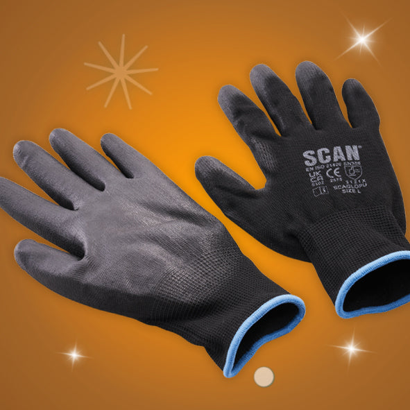 Scan PU Gloves (5 Pairs)