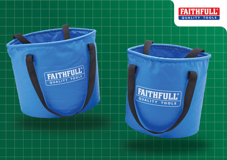 High quality image of Faithfull 12L & 20L Collapsible Bucket Pack, availble from T.H. Wiggans Ironmongery in Kendal
