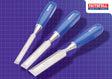 High quality image of Faithfull 3 Piece Blue Chisel Set, availble from T.H. Wiggans Ironmongery in Kendal