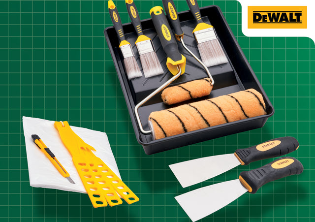 High quality image of STANLEY 16 Piece Decorating Set, availble from T.H. Wiggans Ironmongery in Kendal