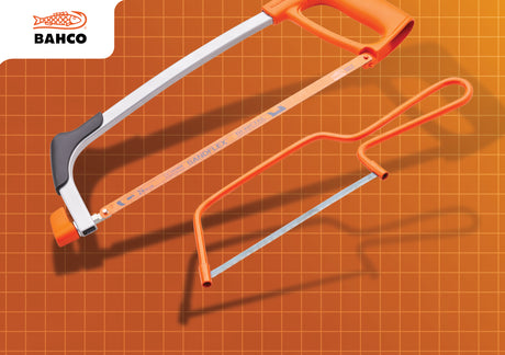 High quality image of Bahco 300mm (12") Hacksaw & 150mm (6") Junior Hacksaw Pack, availble from T.H. Wiggans Ironmongery in Kendal